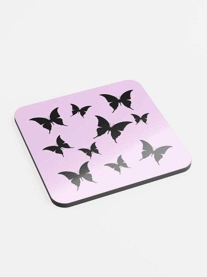Butterflies - Glossed Cork Coaster product image (2)