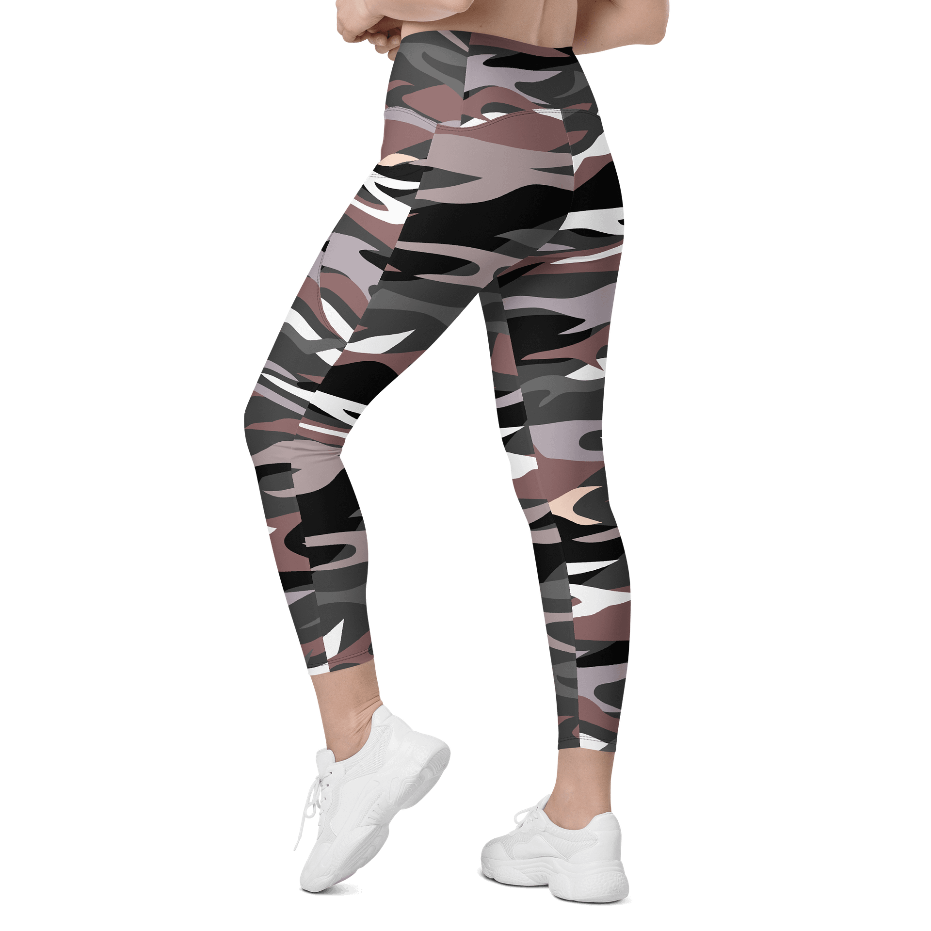She’s The Veteran Camo Leggings with Pockets product image (6)