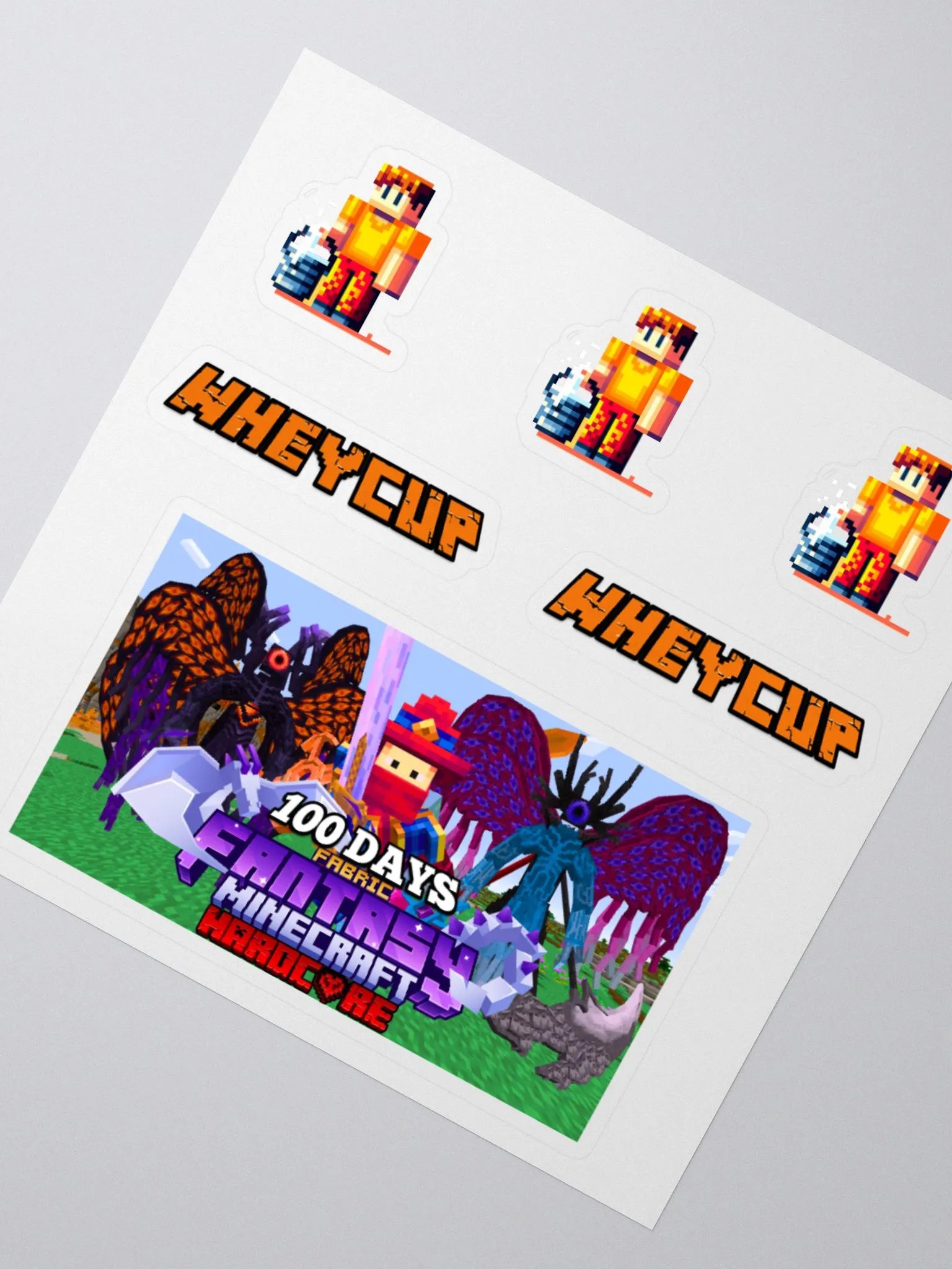 Wheycup Fantasy 100 DAYS Sticker Sheet product image (4)