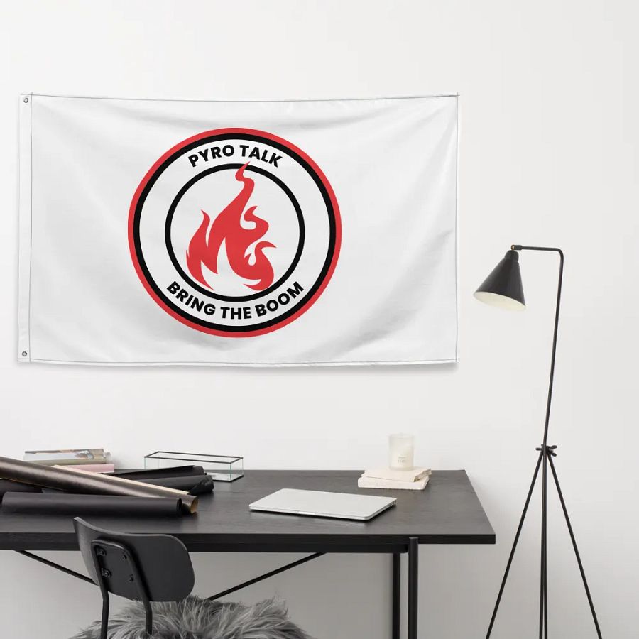 PyroTalk Logo Flag product image (9)