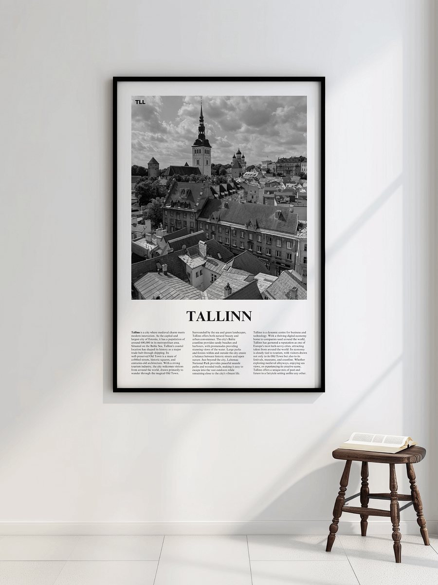 Tallinn 01 Newspaper Poster product image (2)