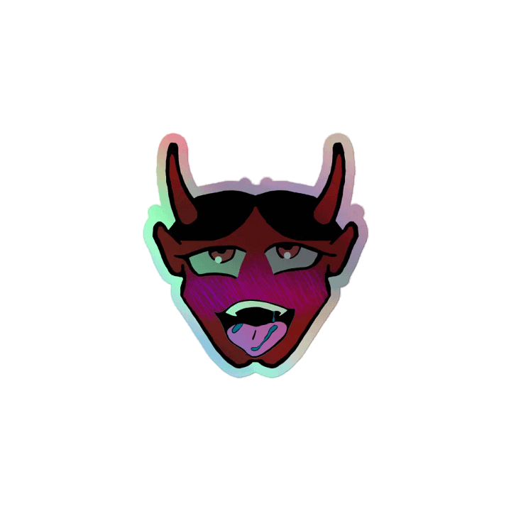 Lewd Oni Holo Sticker product image (1)