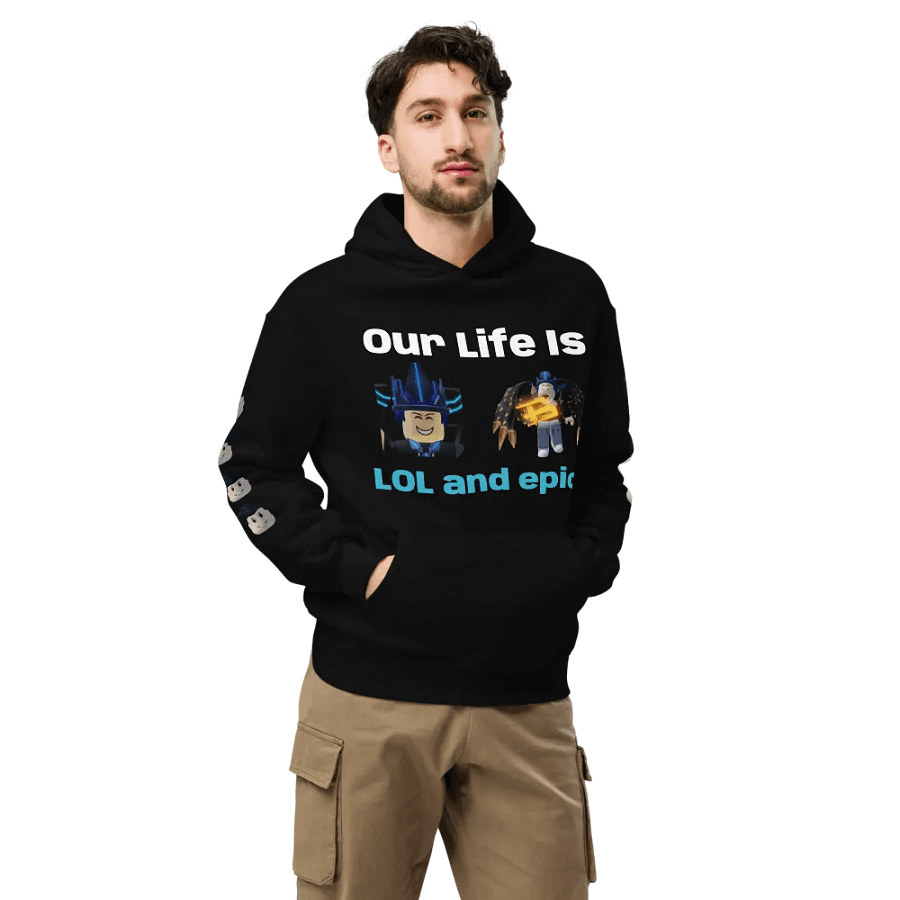 Our Life Is LOL and Epic! - FAN oversized hoody product image (9)