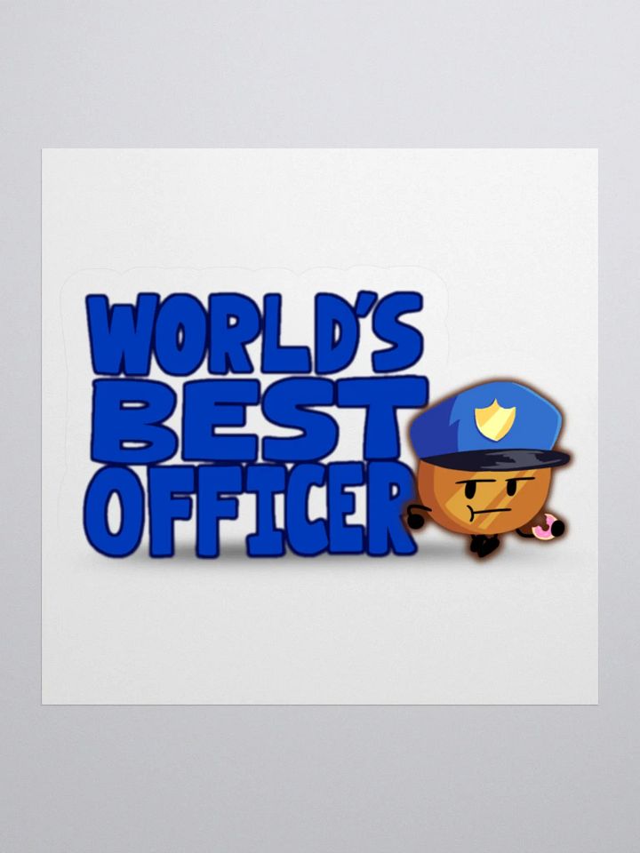 World's Best Officer Sticker product image (2)