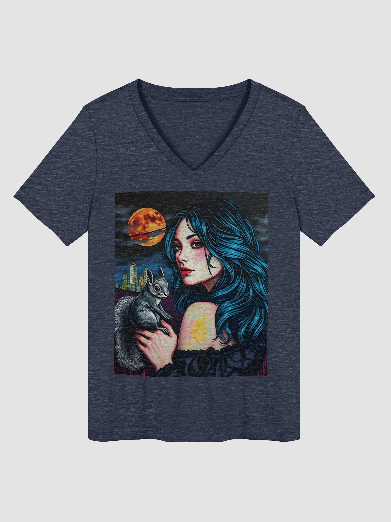 Chic Comfort: Relaxed V-Neck T-Shirt product image (1)