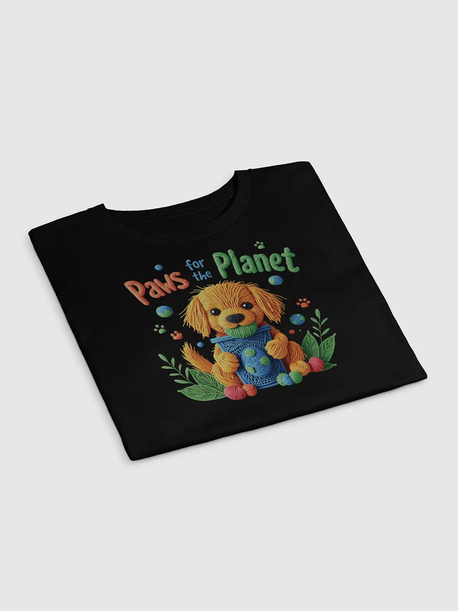 Paws for the Planet - Cute Eco-Friendly Dog Earth Day Crop Top product image (16)