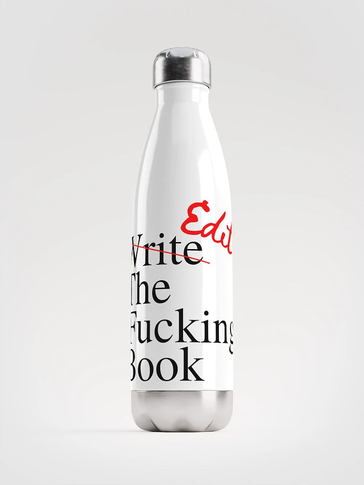 Edit the Fucking Book Water Bottle product image (1)