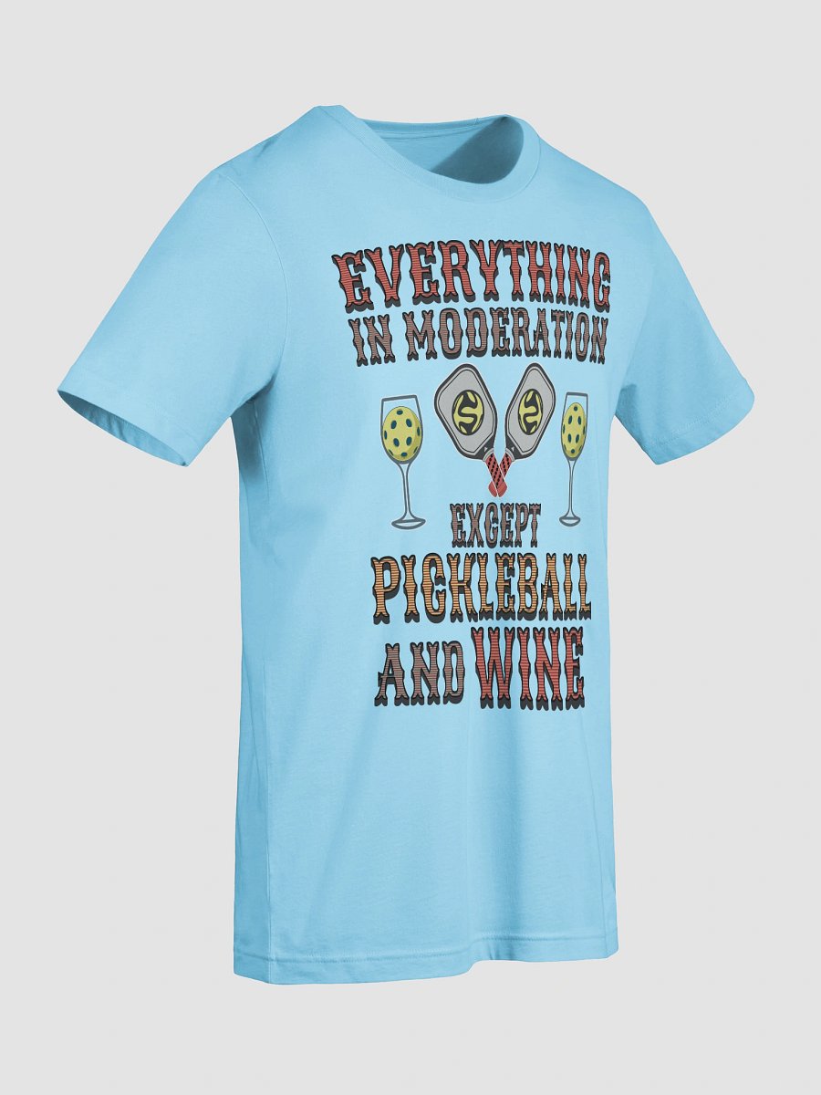 Everything In Moderation Except Pickleball And Wine Vibes T-Shirt product image (21)