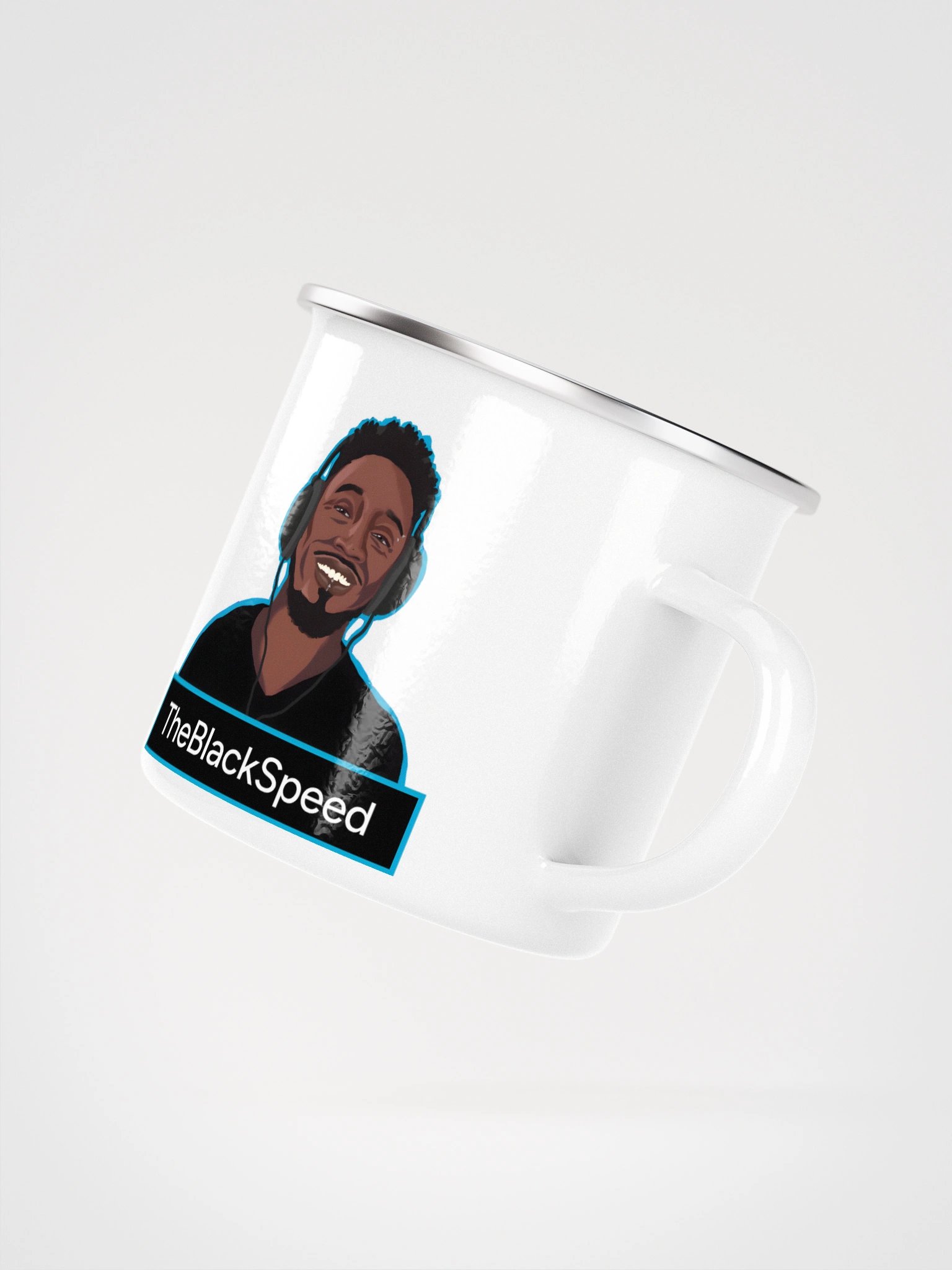 TheBlackSpeed Enamel Mug product image (3)