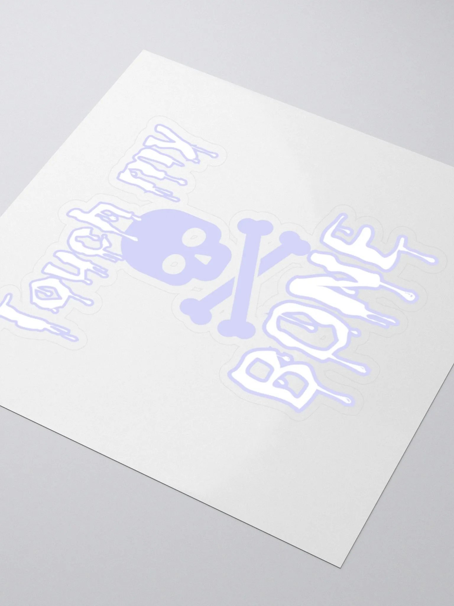 Touch My Bone, Sticker, Blue product image (7)