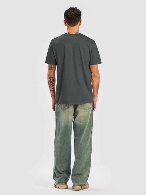 Photo showing Stanley/Stella Unisex Organic Ribbed Neck T-Shirt