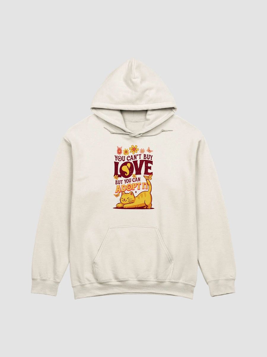 you cant buy love but you can adopt it hoodie product image (1)