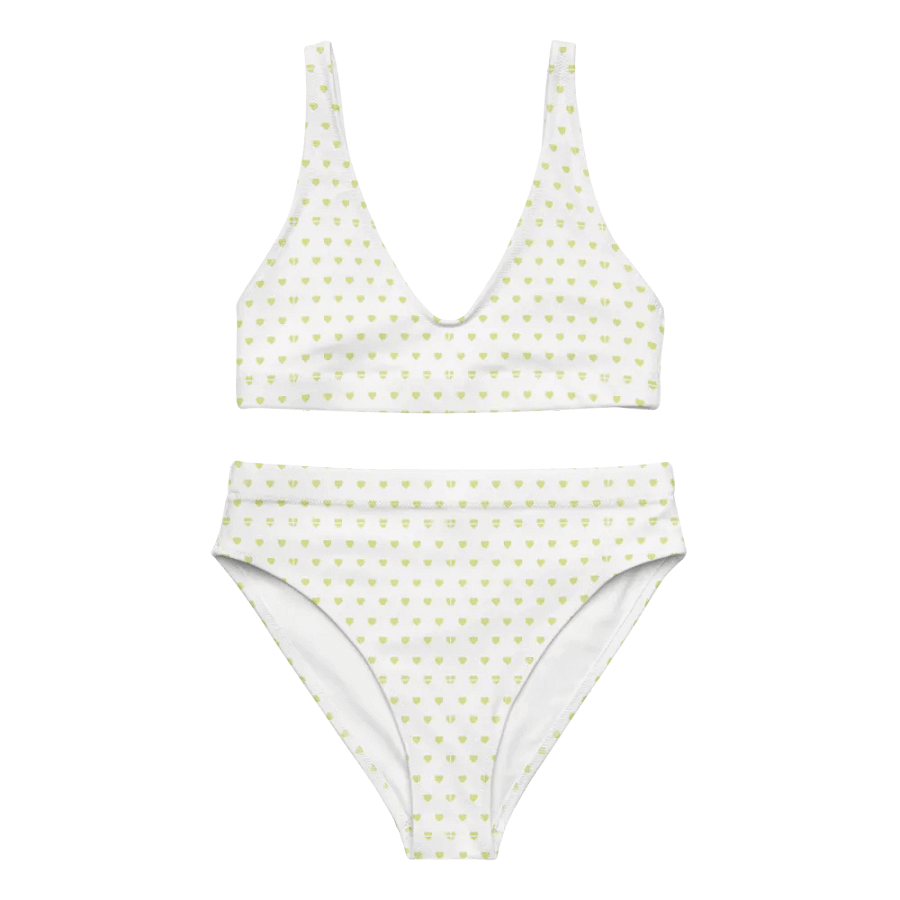 Pastel Heart Seamless Pattern High Waisted Bikini - V8 product image (9)