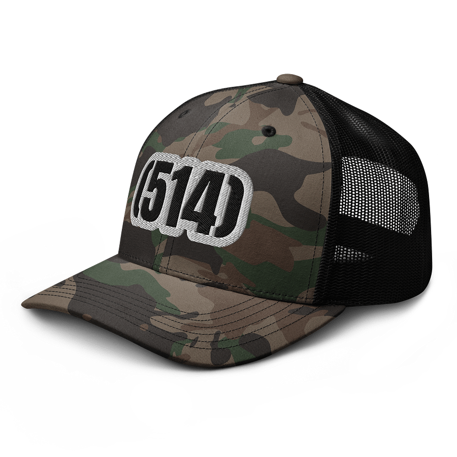 514 Camo Trucker Hat AREA CODE product image (4)