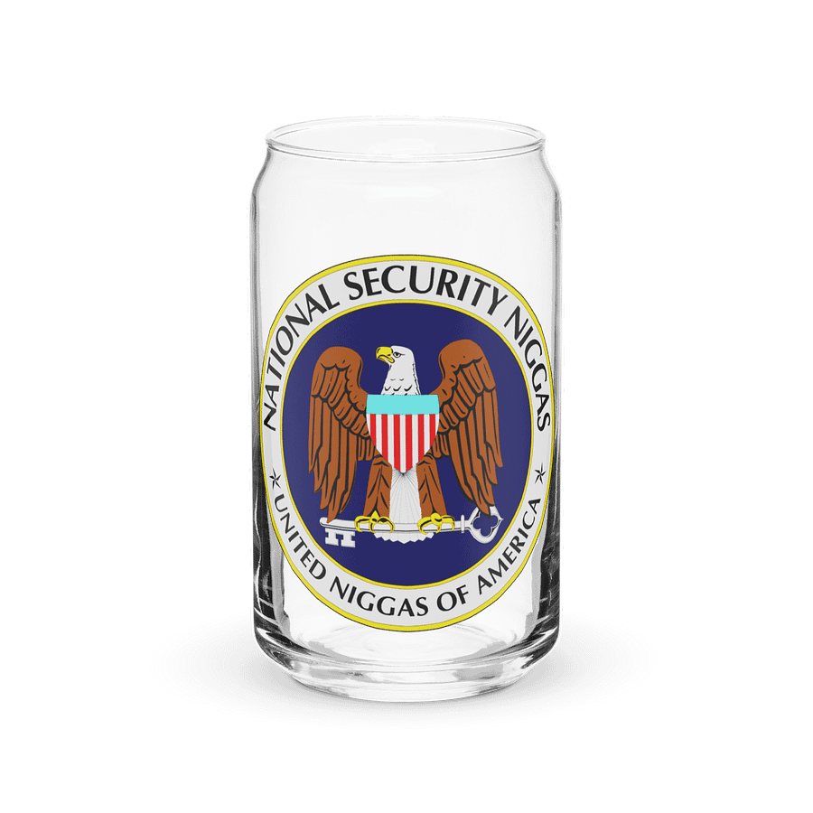 Niggas "NSA" Parody Glass Can product image (1)