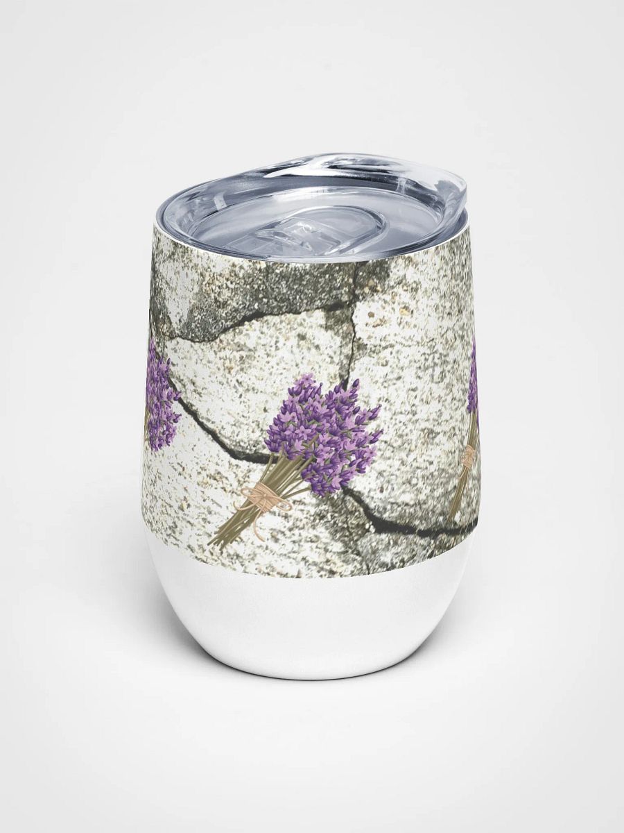 lavender Elegance Wine Tumbler Mothersday gift moms daughter friend product image (1)