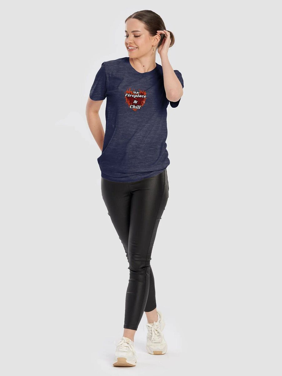 Flaming Heart - 4K Fireplace & Chill | Tee product image (4)