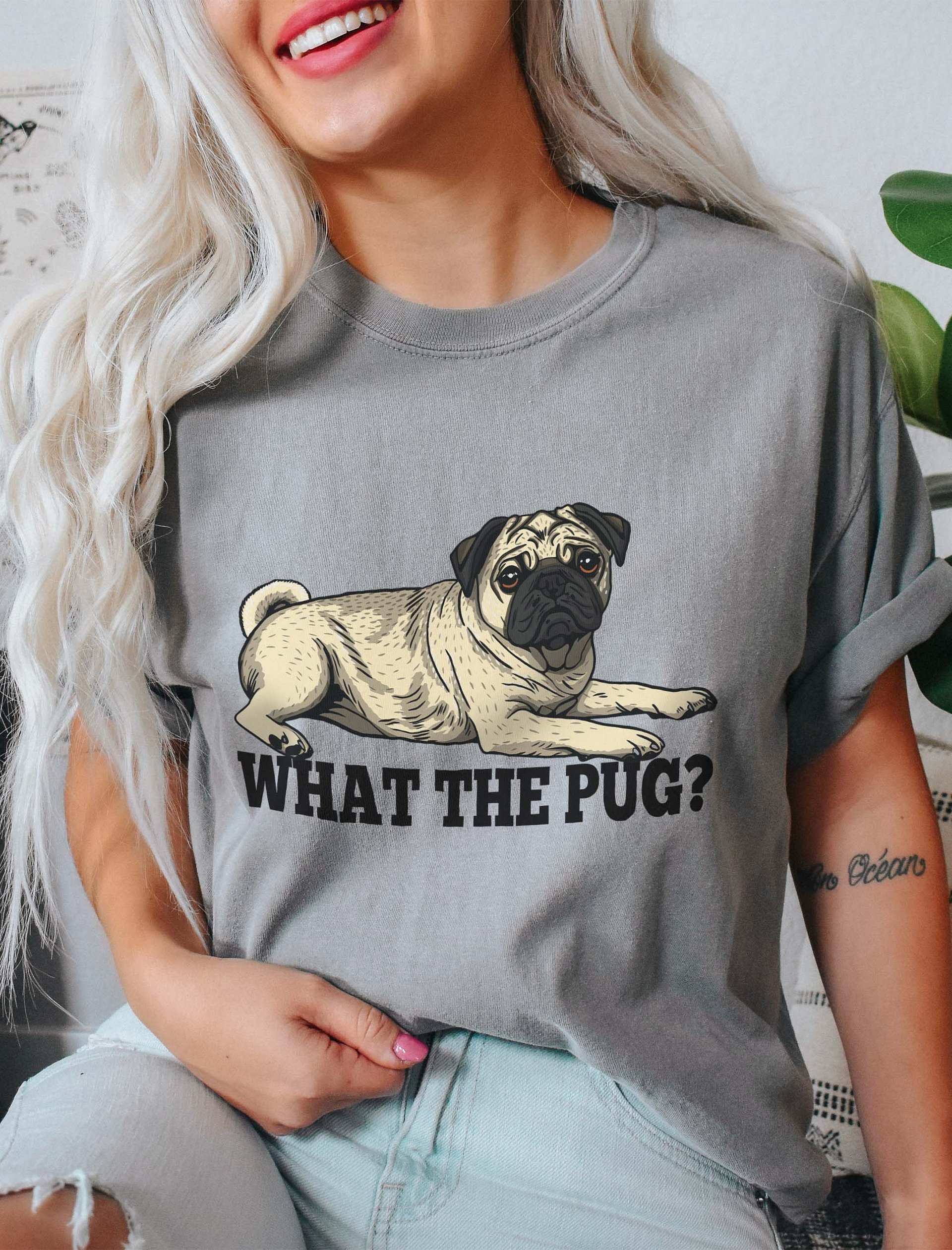 What the Pug T-Shirt of a Pug | Funny T-Shirt for Pug Paw-rents product image (9)