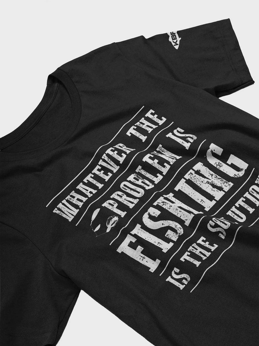 FISHING IS THE SOLUTION Soft T-shirt product image (5)