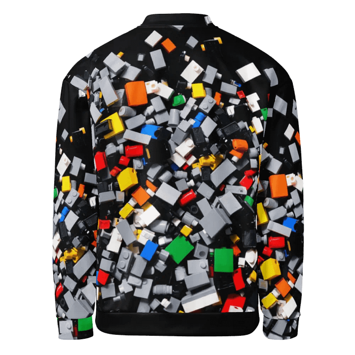 Colorful Chaos: The World of Imagination Bomber Jacket product image (2)