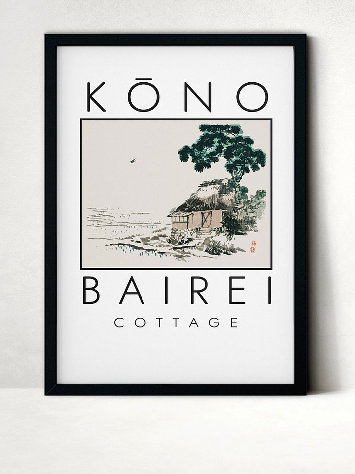 Kono Bairei Cottage Poster product image (1)