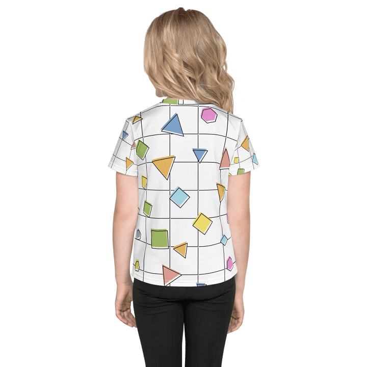 All-Over Print Kids Crew Neck T-Shirt product image (2)