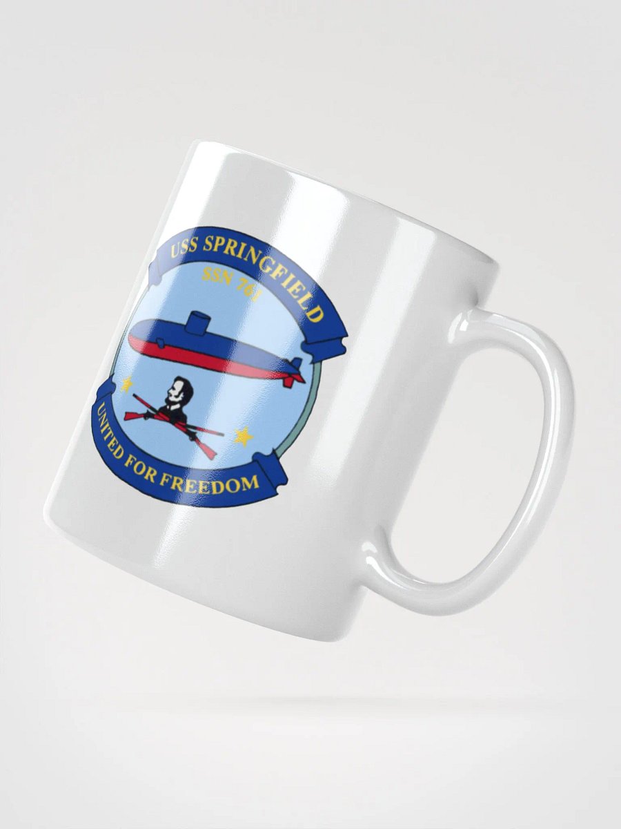USS Springfield SSN 761 White Coffee Cup product image (2)