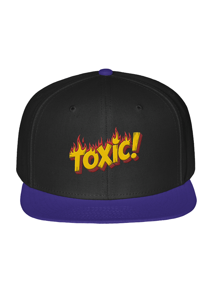Flaming Toxic Snapback Cap product image (17)