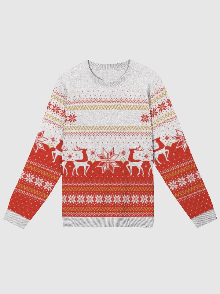 Premium Festive Reindeer Jacquard Crewneck product image (1)