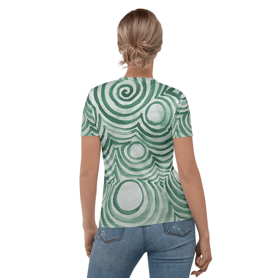 "Green Swirl" Women's Tee product image (2)