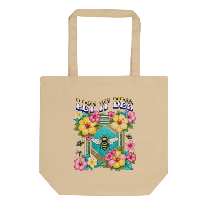 Let It Bee Flower Eco-Friendly Tote Bag product image (1)