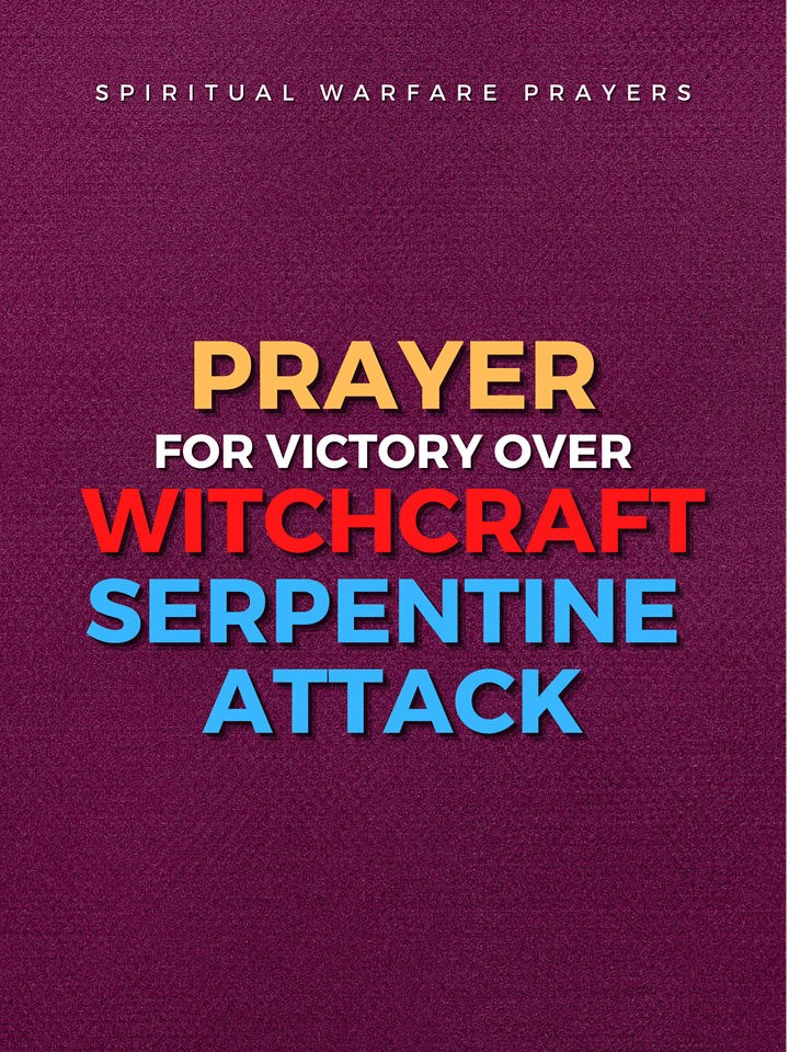 Prayer Against Witchcraft Serpent Attack product image (1)