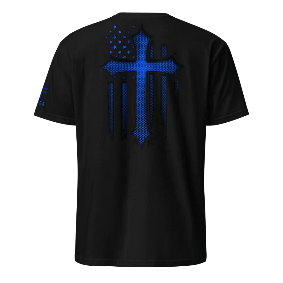 Christian Cross Blue Carbon Onyx product image (1)