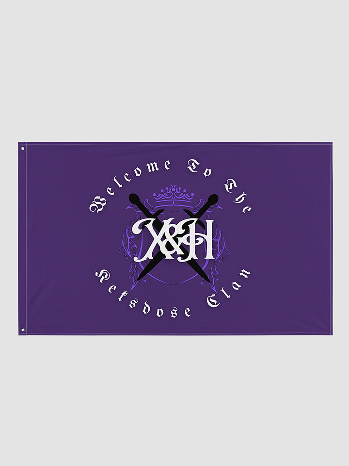 'Welcome To The Keksdose Clan' AllOver Flag product image (1)