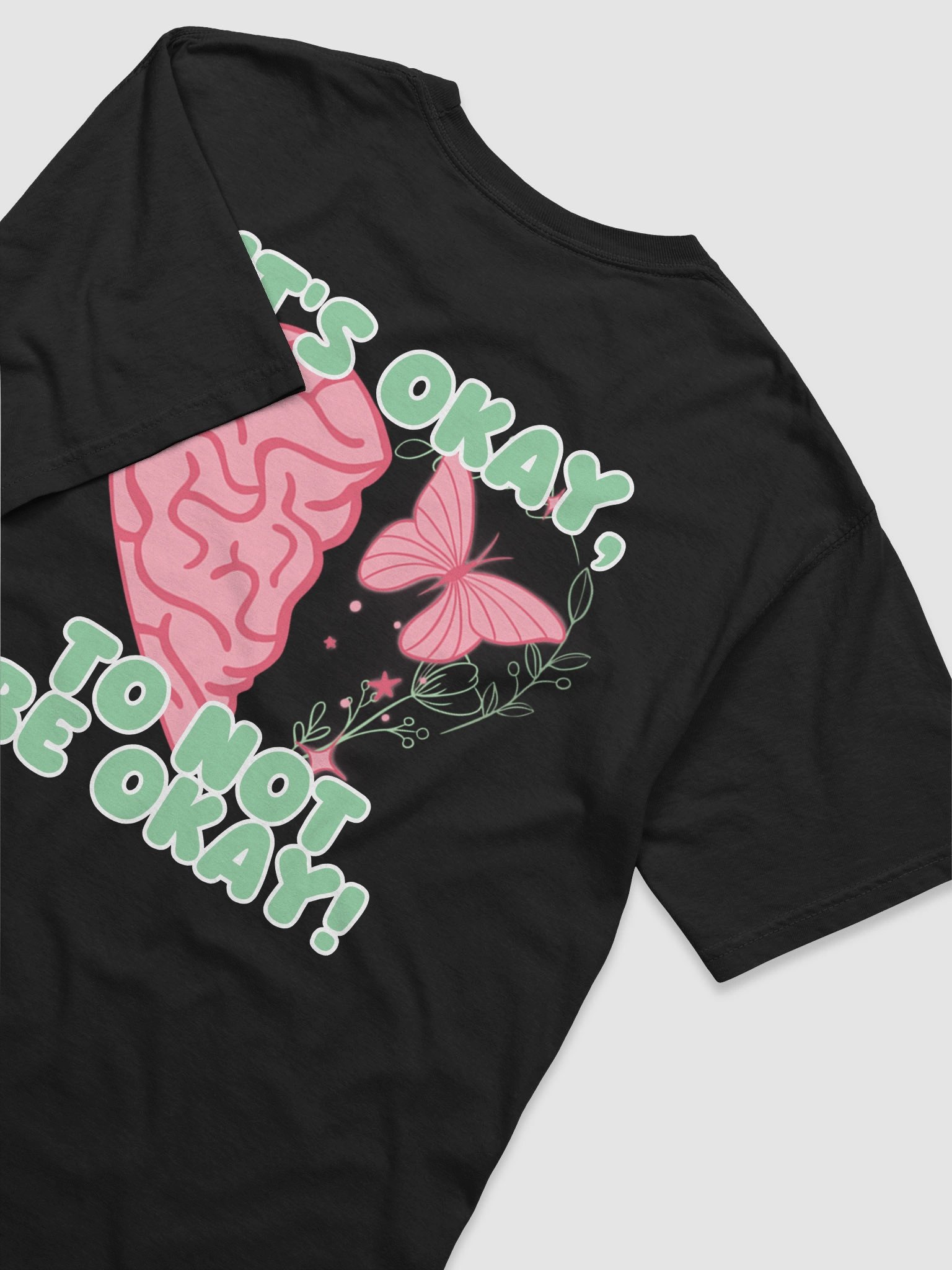 Mental health - heart butterfly T-shirt product image (24)