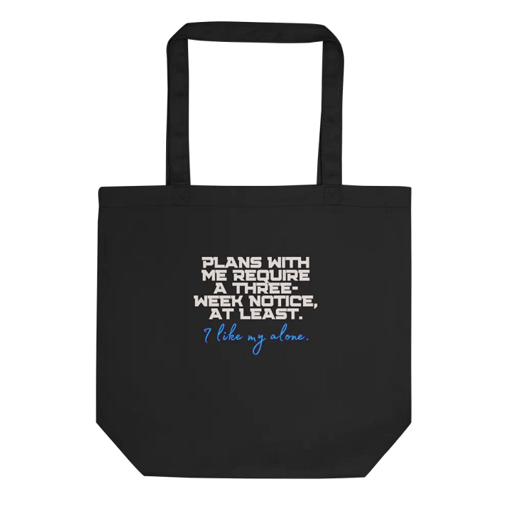 3-Week Notice Haiku Organic Tote product image (1)