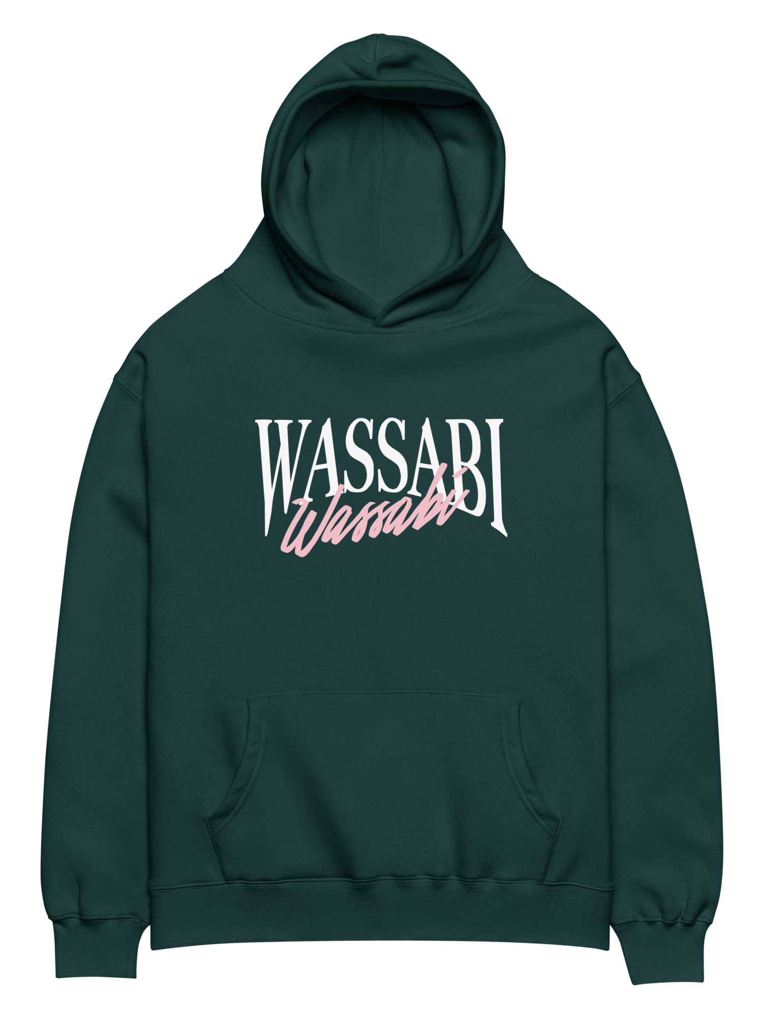 Wassabi Oversized Blue and Green Hoodie product image (1)