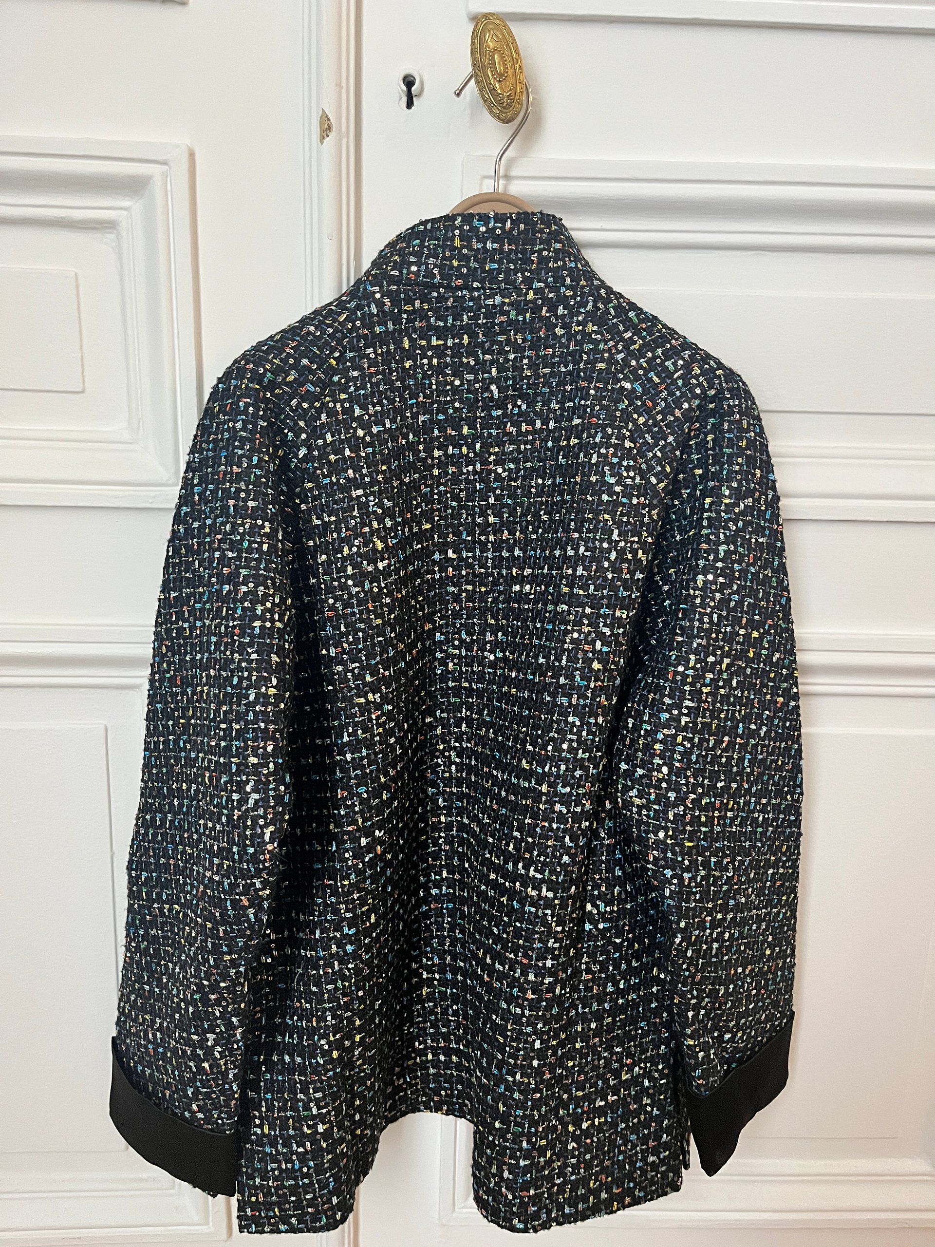 Midnight Tweed Mandarin Jacket product image (3)
