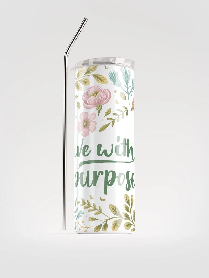 Live with Purpose Stainless Steel Tumbler product image (1)