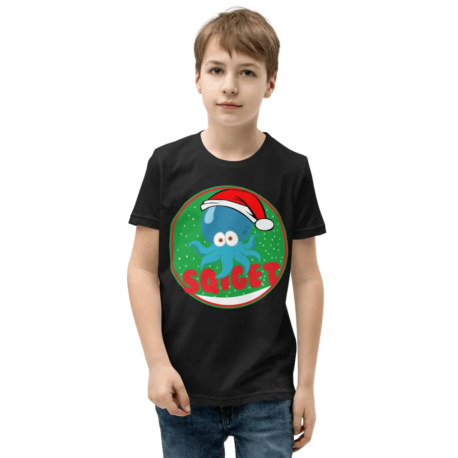 Santa Squid Youth T-Shirt product image (1)