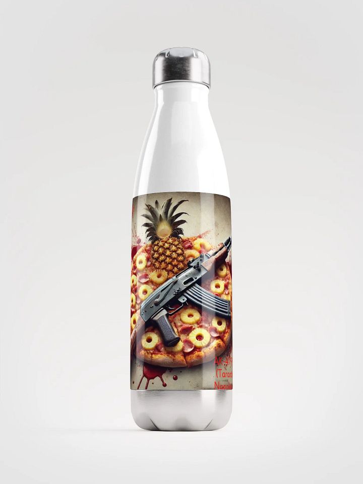 AK-47 Pizza Water Bottle product image (1)