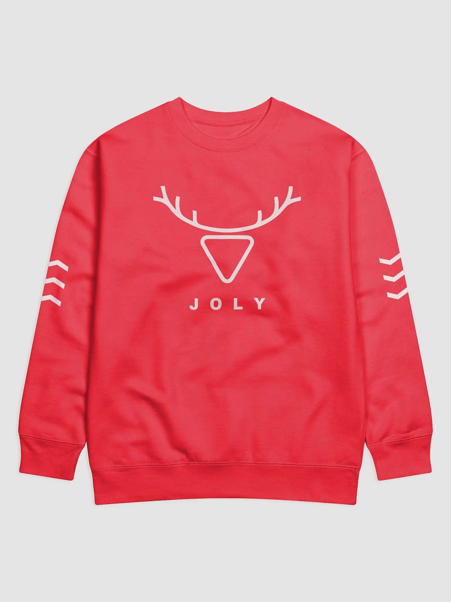 Cotton Heritage Premium Sweatshirt Reindeer Horns Design Christmas Festive Holiday product image (9)