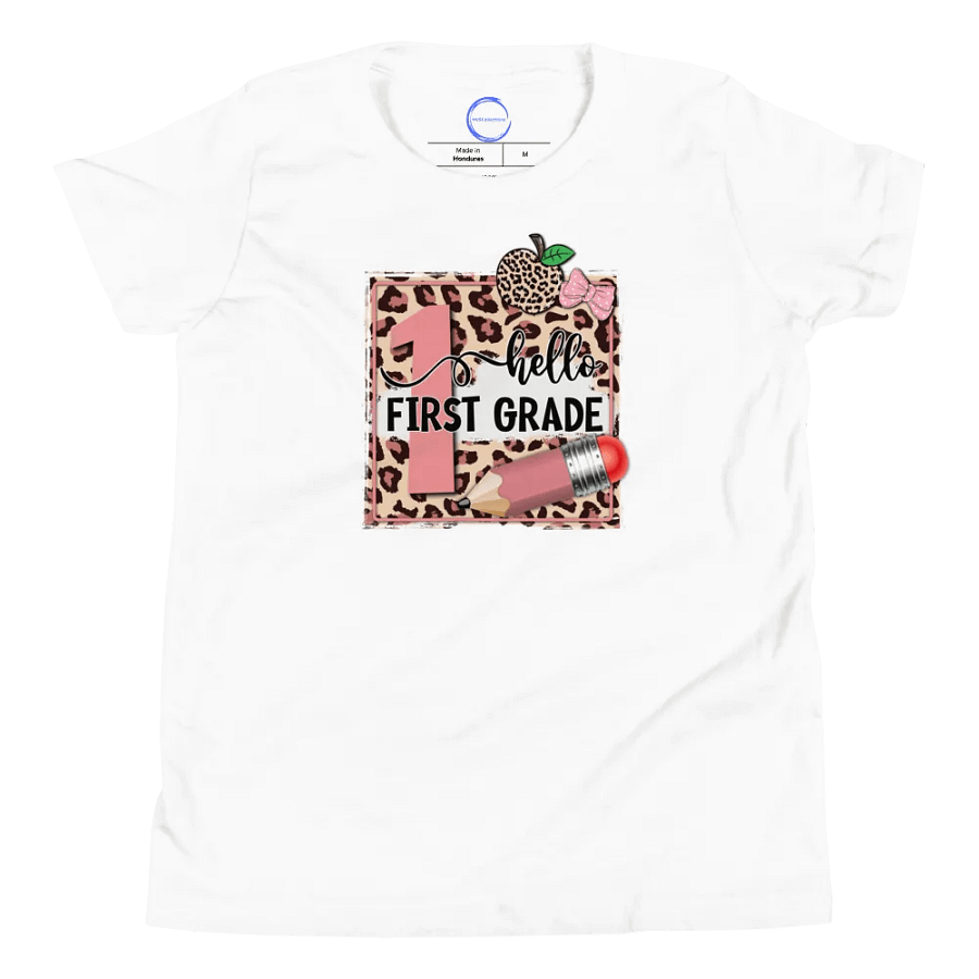 Leopard Print 1st Grade Welcome T-Shirt product image (2)