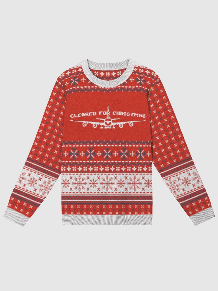 Red Aviation Christmas Sweater product image (1)