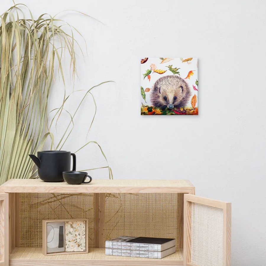 Cute Autumn Hedgehog Print product image (13)