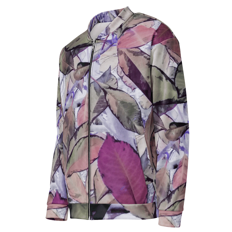 Marble Leaves Bomber Jacket product image (3)