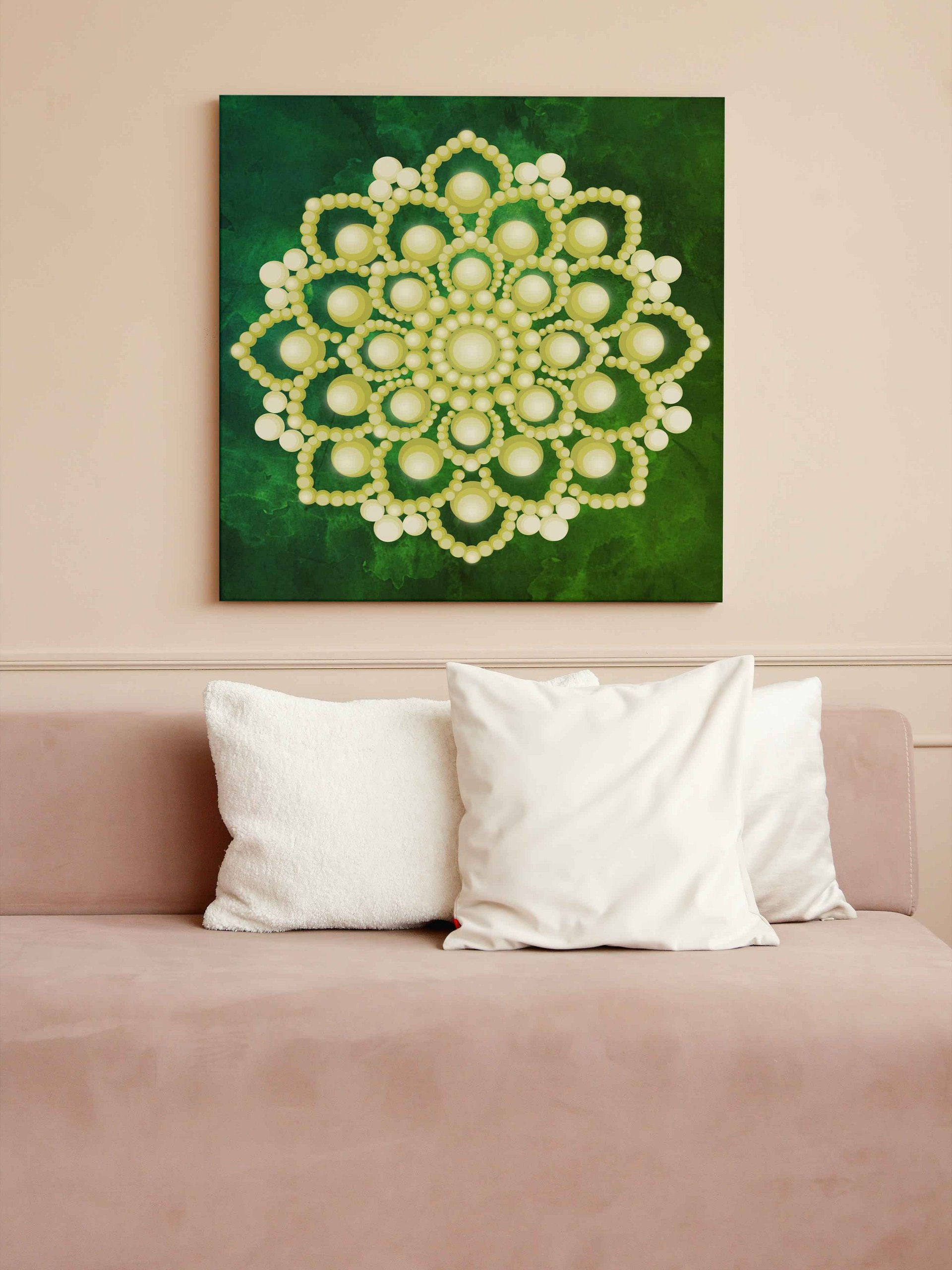 Yellow Flower Mandala Posters, 2 JPG files product image (4)