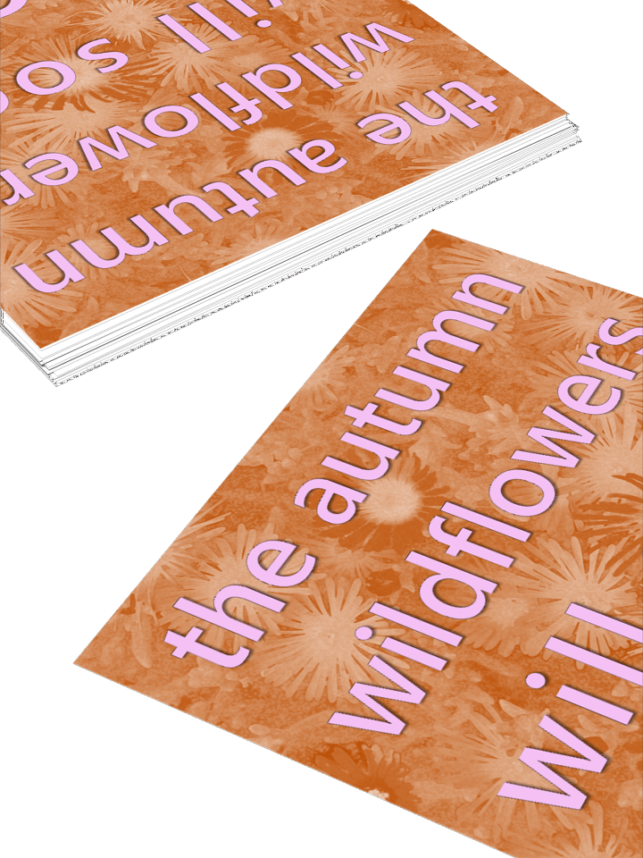 Autumn Wildflowers Sticker product image (2)