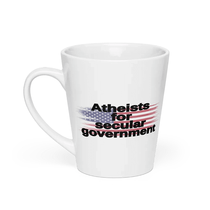 Atheists For Secular Government Latte Mug product image (1)