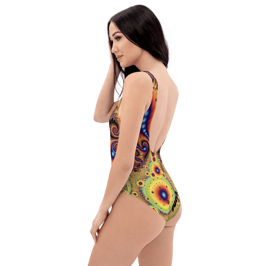 Fractal One Piece Swimsuit - Broken Necklaces product image (9)